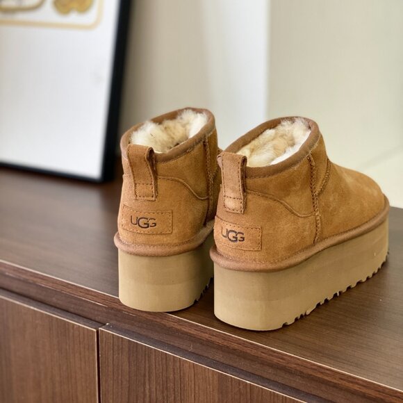 UGG Women's Classic Ultra Platform Chestnut - Picture 8 of 9